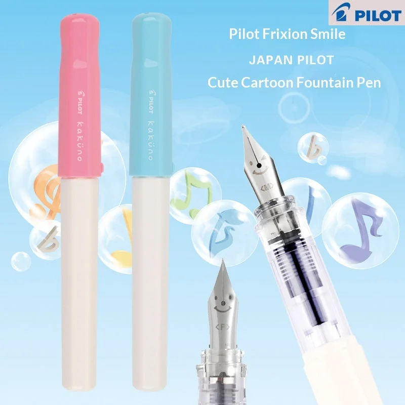 

Japanese PILOT KaKuno Smiling Pen FKA-1SR Student Handwriting Practice Writing Smooth Stationery School Supplies Office Gift Box