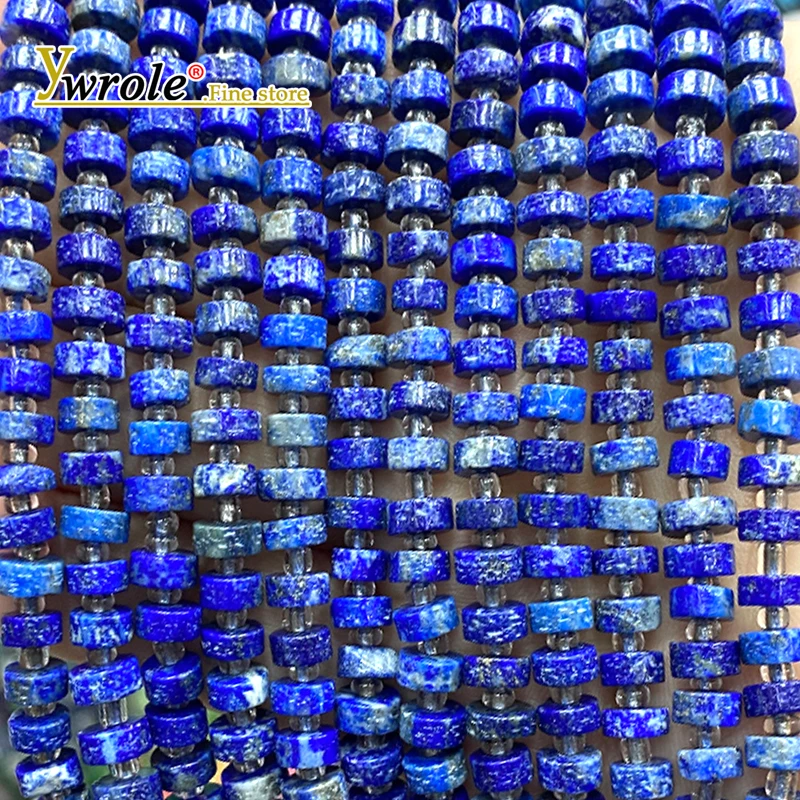 

Натуральный камень Рондель Драгоценный камень Лазурит 3x6 мм Свободные бусины-разделители для изготовления ювелирных изделий Серьги «сделай сам» Браслеты Подвески Аксессуары