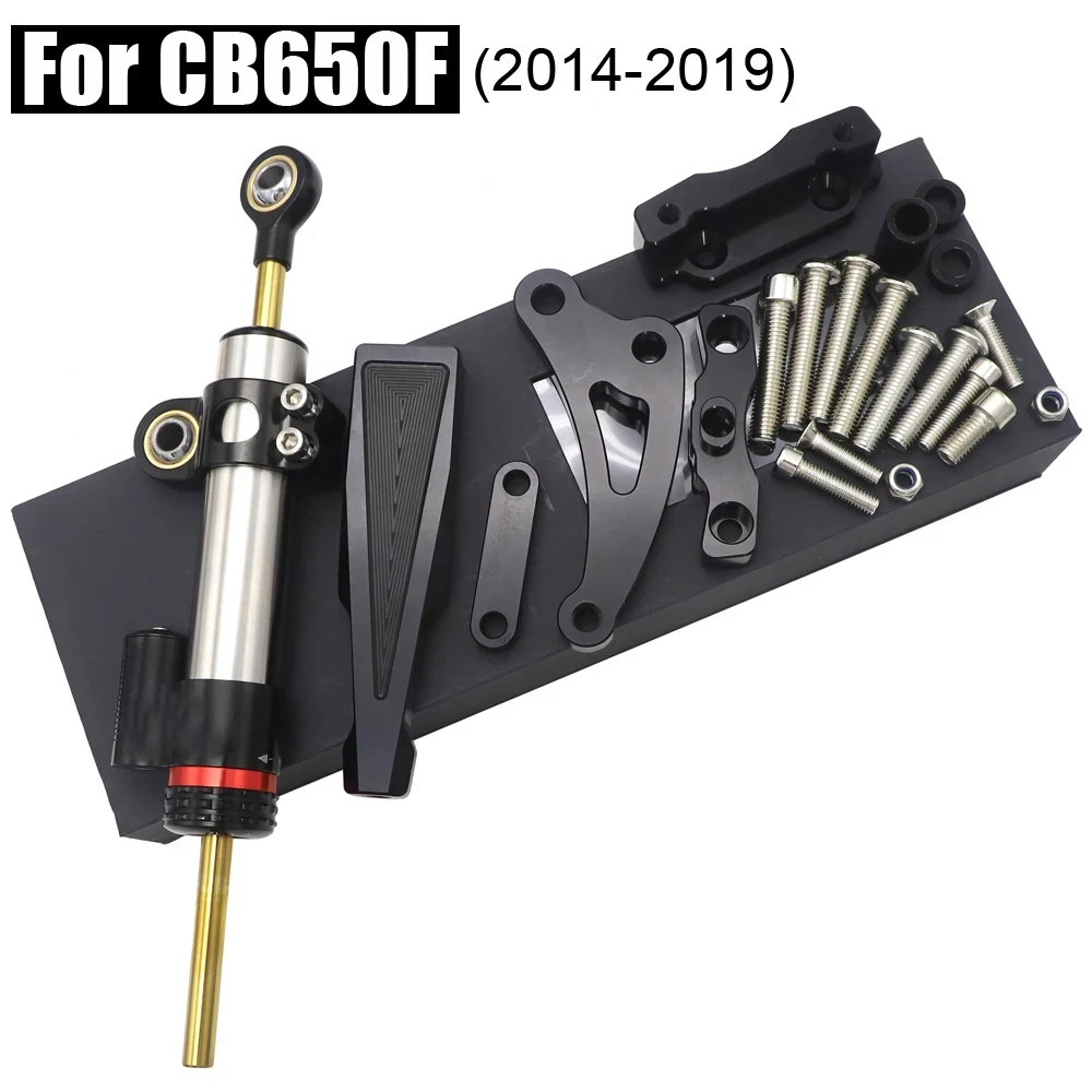 

For Honda CB650F CB 650 F 650F 2014-2019 Motorcycle steering damper mounting bracket Steering Stabilizer Damper Mounting Bracket