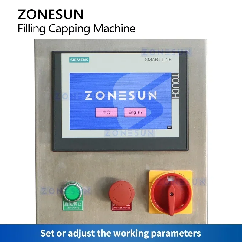 ZONESUN ZS-AFC6P Confezionatrice automatica per bottiglie di profumo tascabile con pompa peristaltica