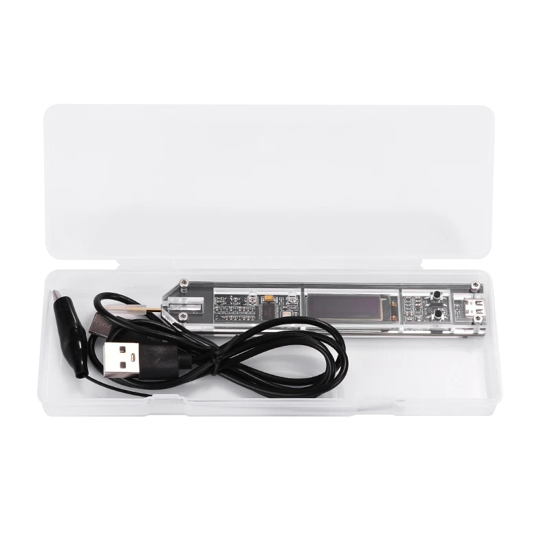 200 هرتز إلى 100 ميجا هرتز القلم نمط تردد متر OLED عرض عالية الدقة عداد التردد لقياس الترددات اللاسلكية هام جهاز الإرسال والاستقبال اللاسلكي #6