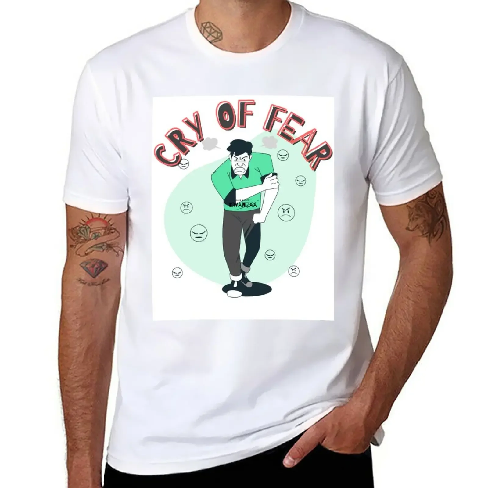 

Новая футболка Cry Of Fear, забавная футболка, аниме, одежда, мужская одежда
