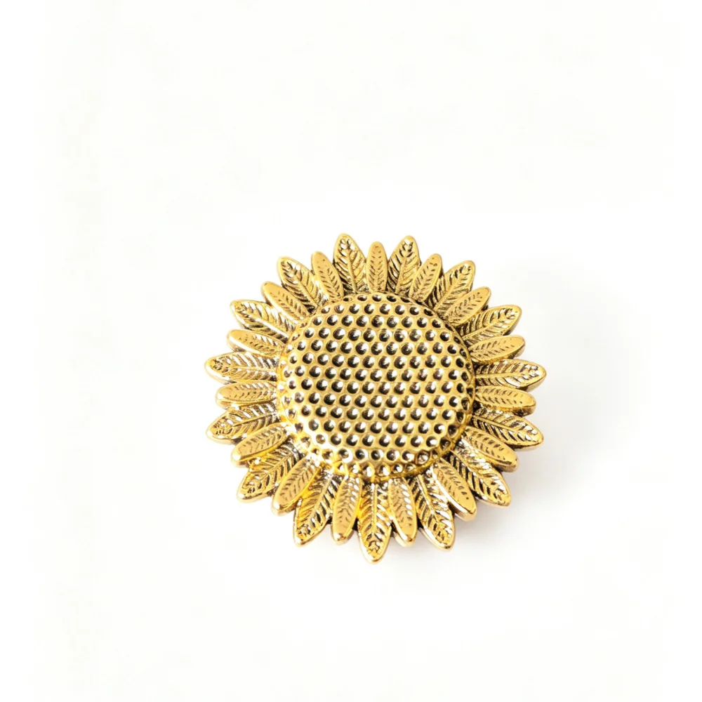 Sunflower Drawer Pull Modern Zinc Alloy Cabinet Handle Decorative Furniture Knob For Kitchen Bedroom Cupboard Door Hardware