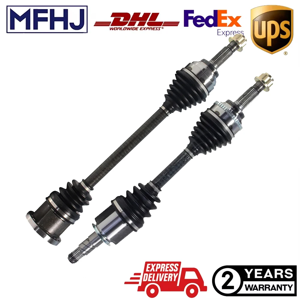 2x Front CV Joint Axle Shaft Fits Infiniti G35X G25X G37X Sedan AWD 2007-2013