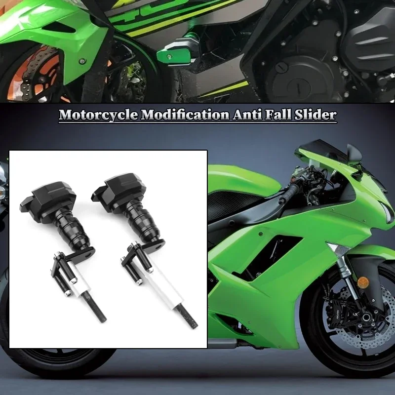 

Motorcycle Falling Protection Frame Slider Fairing Guard Crash Protector For KAWASAKI NINJA400 NINJA 400 Z400 2018-2023 2022