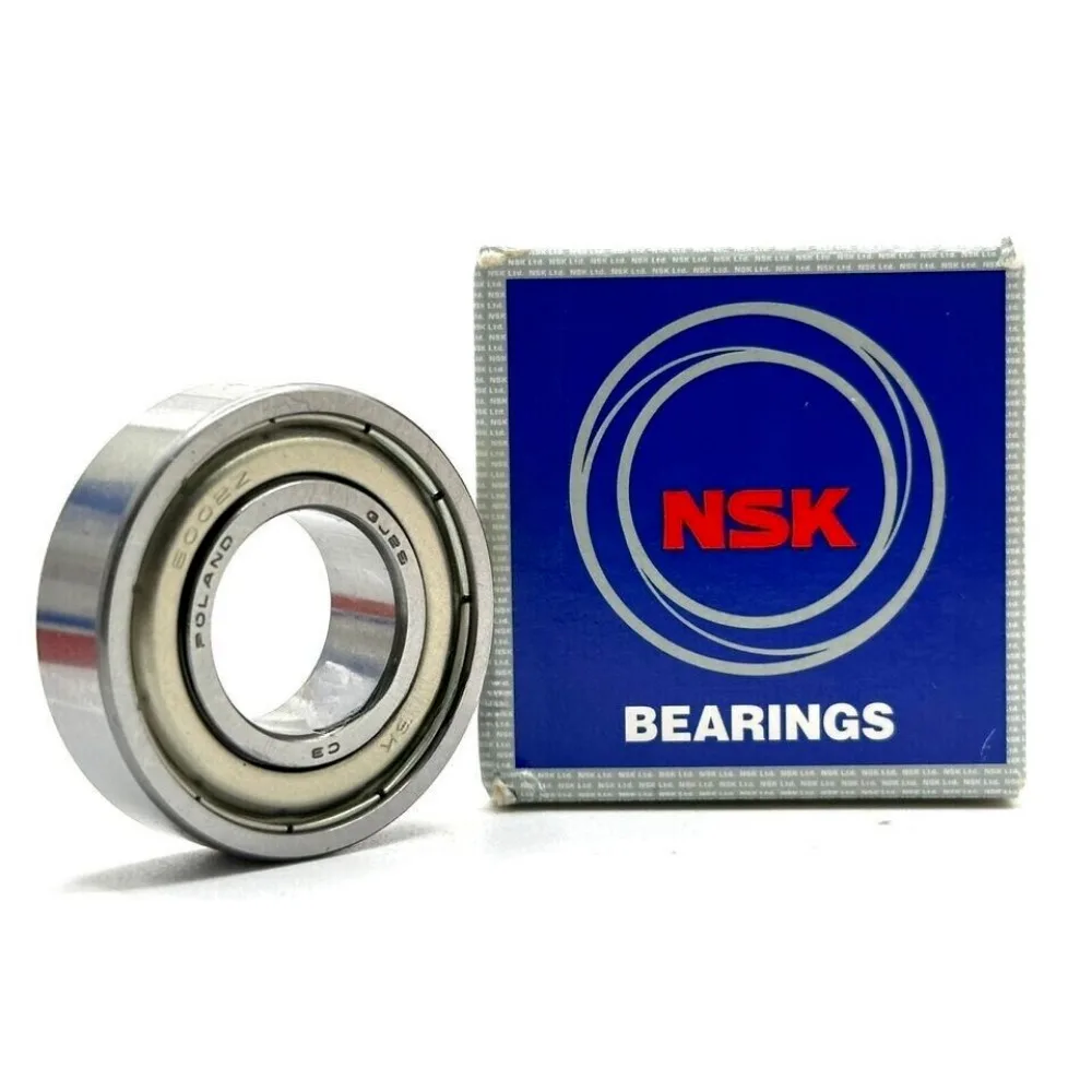 NSK 6002 ZZ C3 DEEP GROOVE BALL BEARING, METAL SHIELDED 15x32x9mm