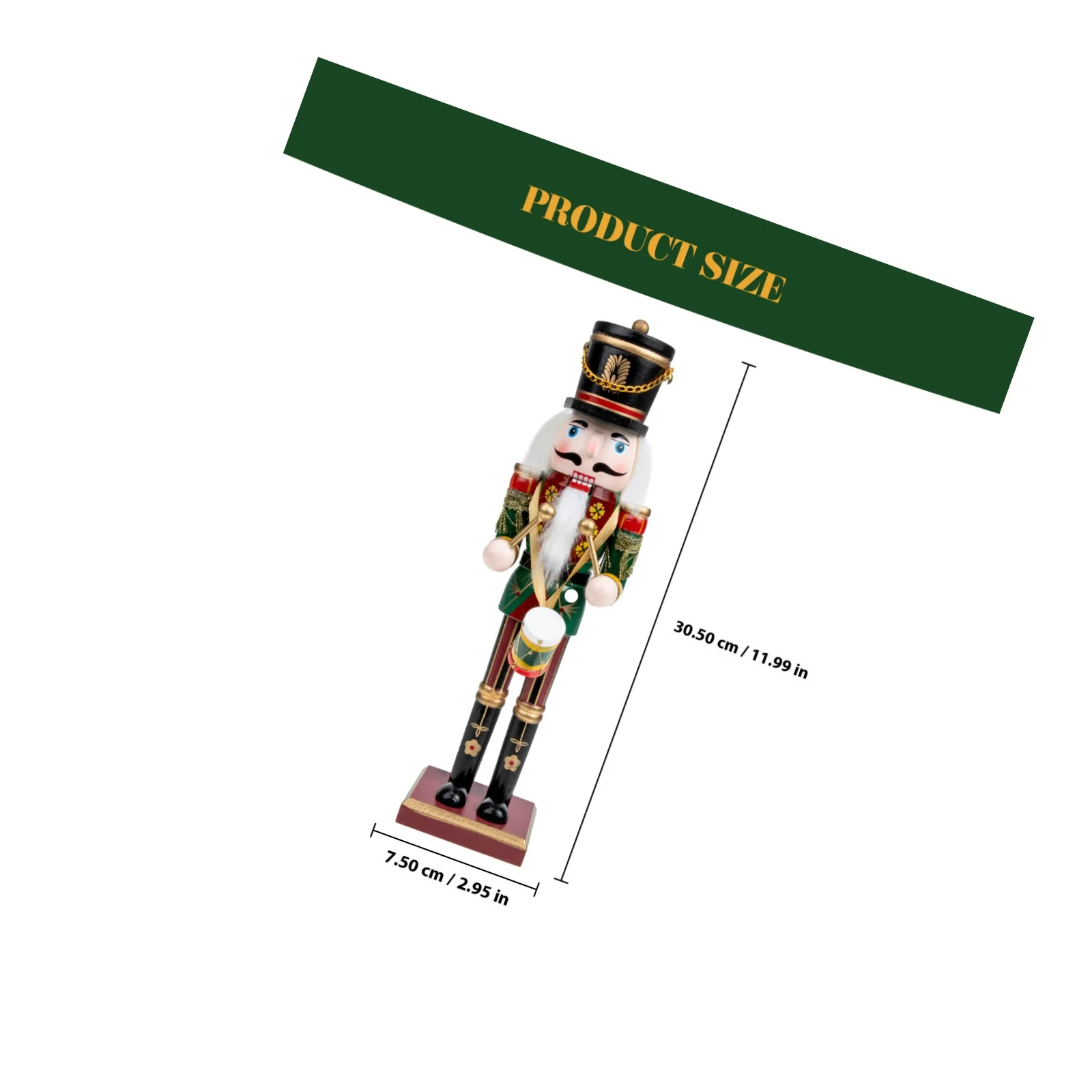 زخرفة كسارة البندق الخشبية التقليدية لعيد الميلاد ديكور المنزل سطح المكتب عطلة الديكور عيد الميلاد احتفالي الحرفية هدية عيد الميلاد