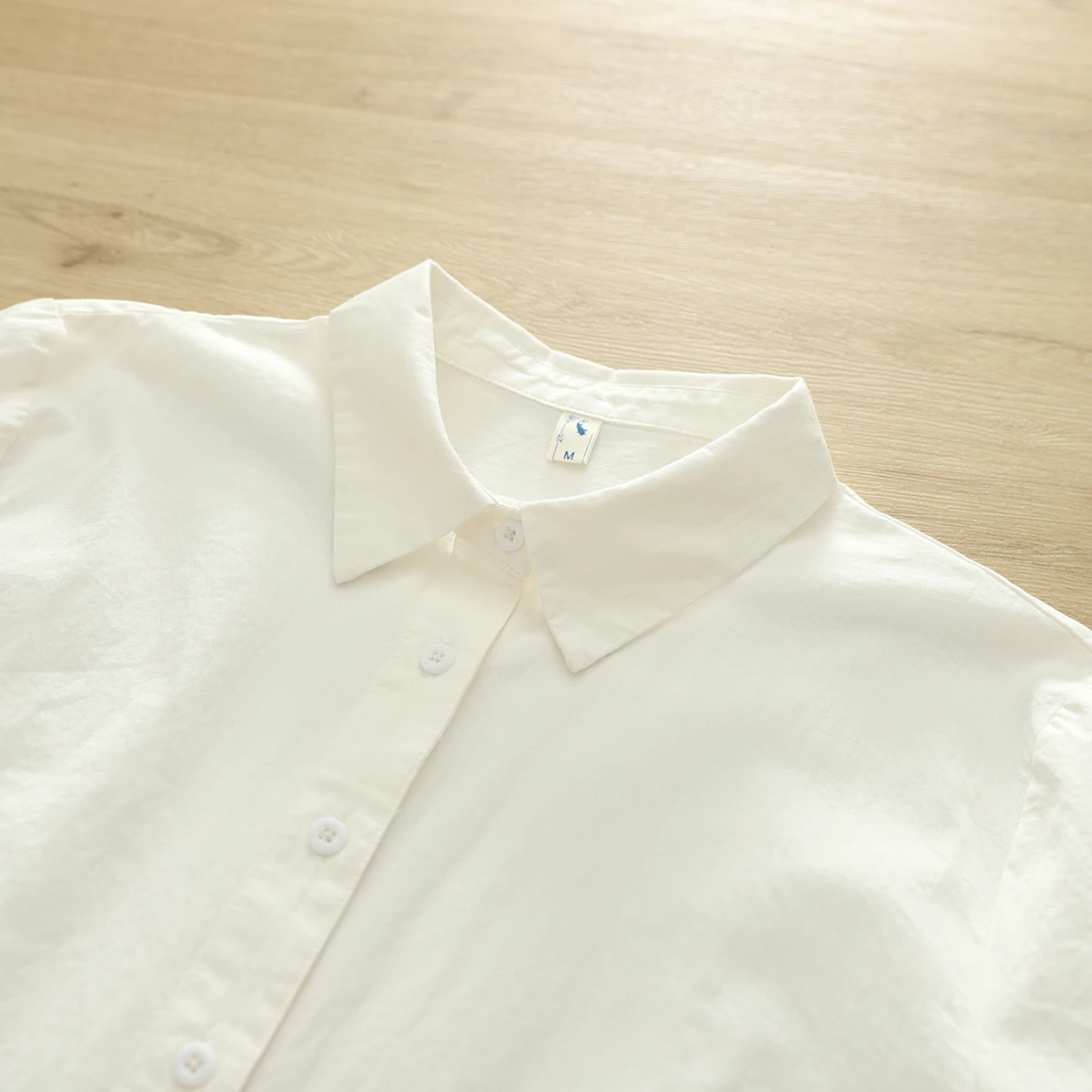 Simple solide décontracté femmes chemise 2025 nouvelles dames doux confort 100% coton à manches longues Blouse et hauts bureau dame chemise vêtements