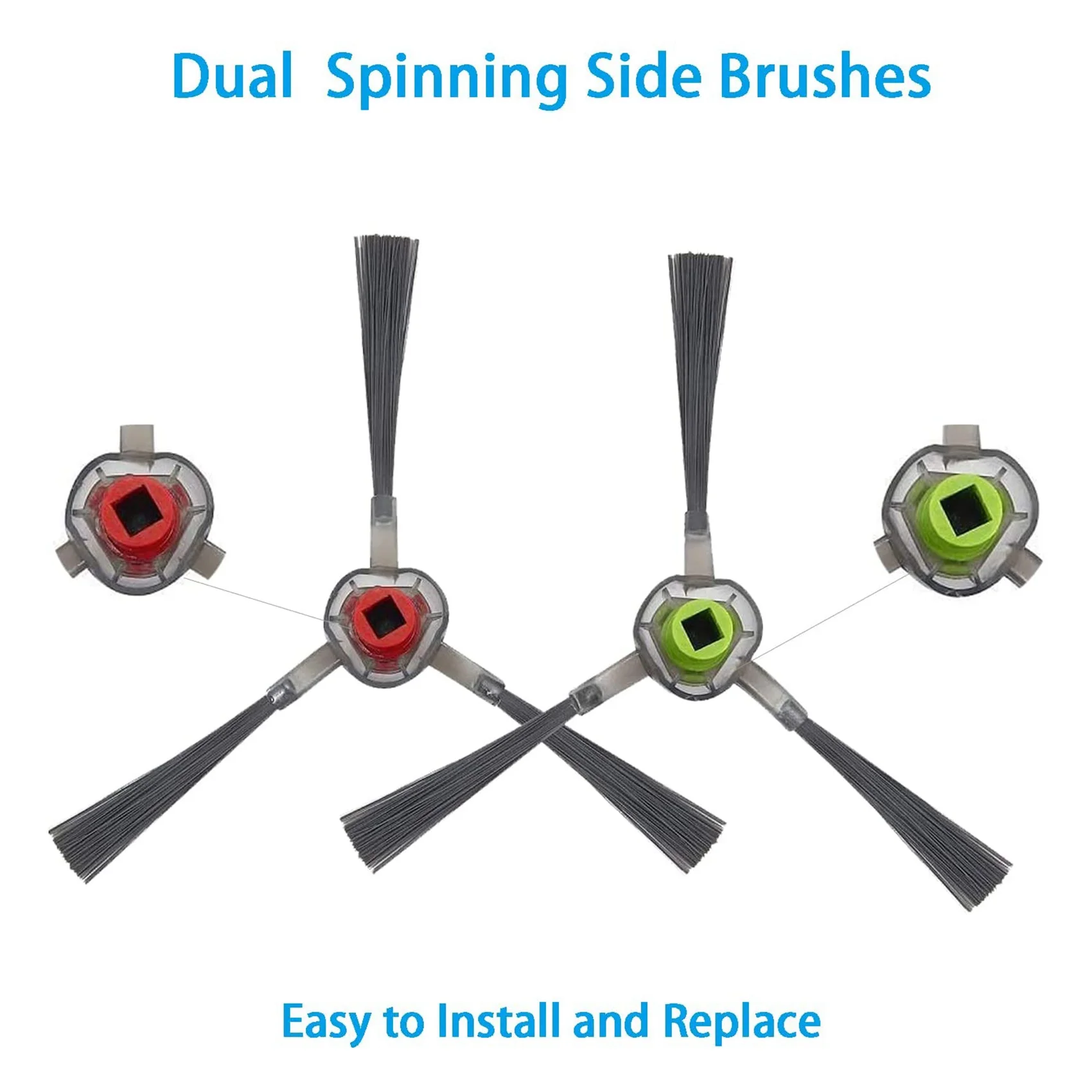 ชุดอะไหล่แปรงเสื้อผ้ากรองสำหรับอะไหล่เครื่องดูดฝุ่นหุ่นยนต์ K650 yeedi (17ชิ้น)