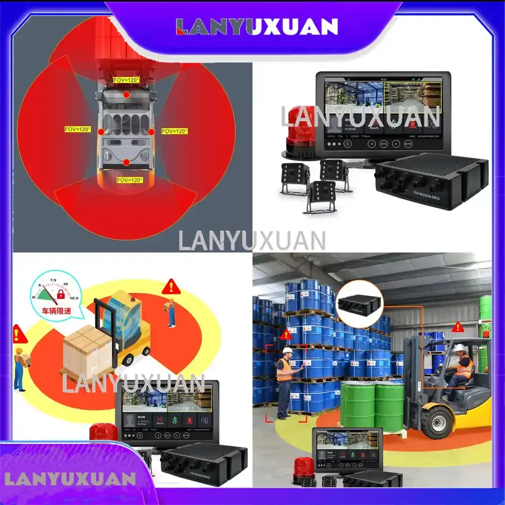 

2026 Factory Intelligent Pedestrian Proximity Detection Alarm Forklift System AI Collision Avoidance Car Alarms