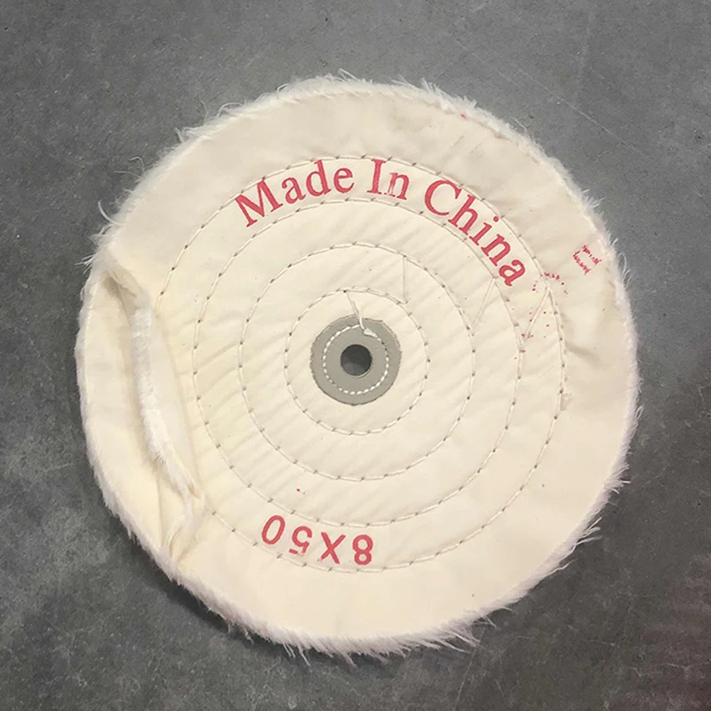 3/4/5/6/7/8" Wheels Buffing Polishing Wheel Cotton Lint Cloth Buffing Wheel Gold Silver Jewelry Mirror Polishing Wheel