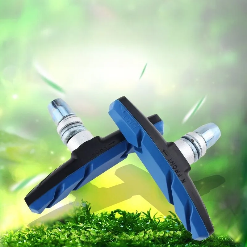 

Bicycle brake pads with hexagonal nut washers, anti slip and noise free, mountain bike V-brake shoe accessories