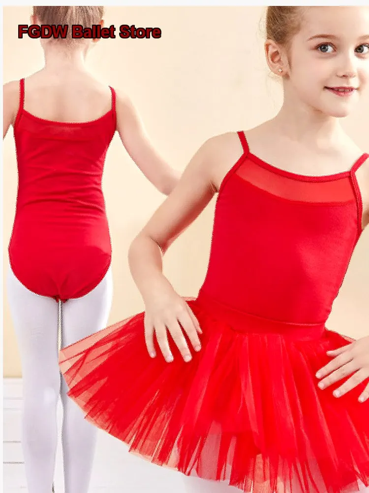 children's-girls'-summer-spaghetti-strap-dance-dress-kids-preschool-performance-tutu-skirt