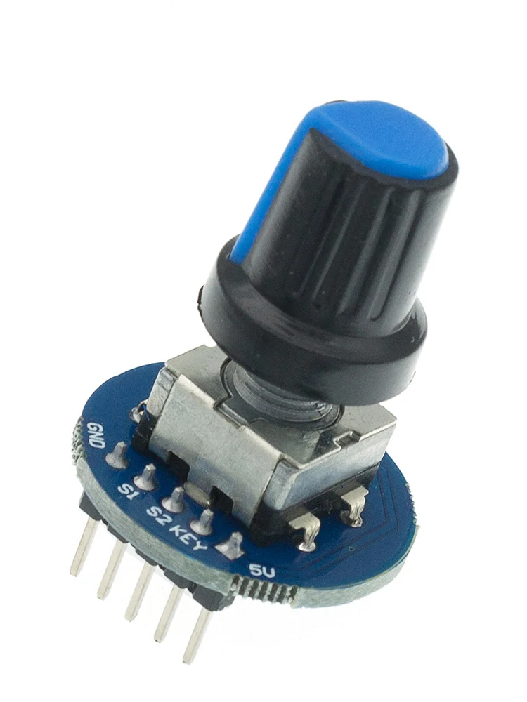 TENSTAR 2PCS Drehgeber Modul Ziegel Sensor Entwicklung Runde Audio Rotierenden Potentiometer Knopf Kappe EC11