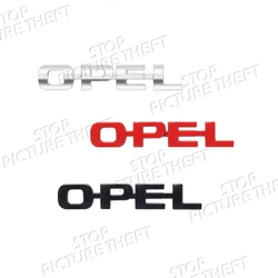 OPEL Logo 3D Metal Badge Decal Car Body Rear Trunk Emblem Sticker Decoration For Opel OPC Insignia Adam Mokka Astra Zafira GTC