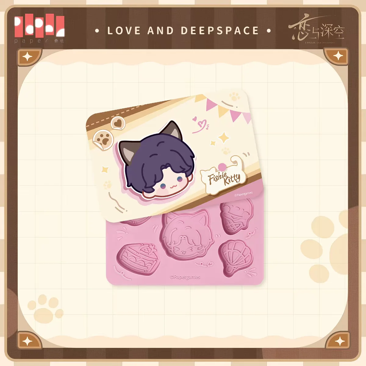 Love and Deepspace Your Cat Misses YouSeries Silicone Ice Cube Tray Cute Cat ShapeFood Grade Flexible Mold for Whiskey CoffeeDIY view 5