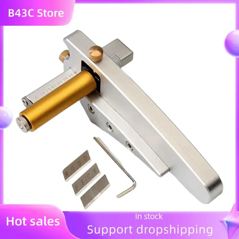 

B14C Aluminum Alloy Handheld Leather Belt Cutter Tool For DIY For Crafting(0.5-6.5 Cm Width, Thickness≤ 6 Mm) Body