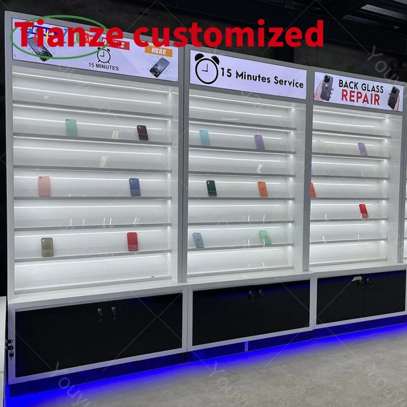 

(customized)retail store mobile phone shop counter design mobile shop furniture showcase design mobile store cellphone