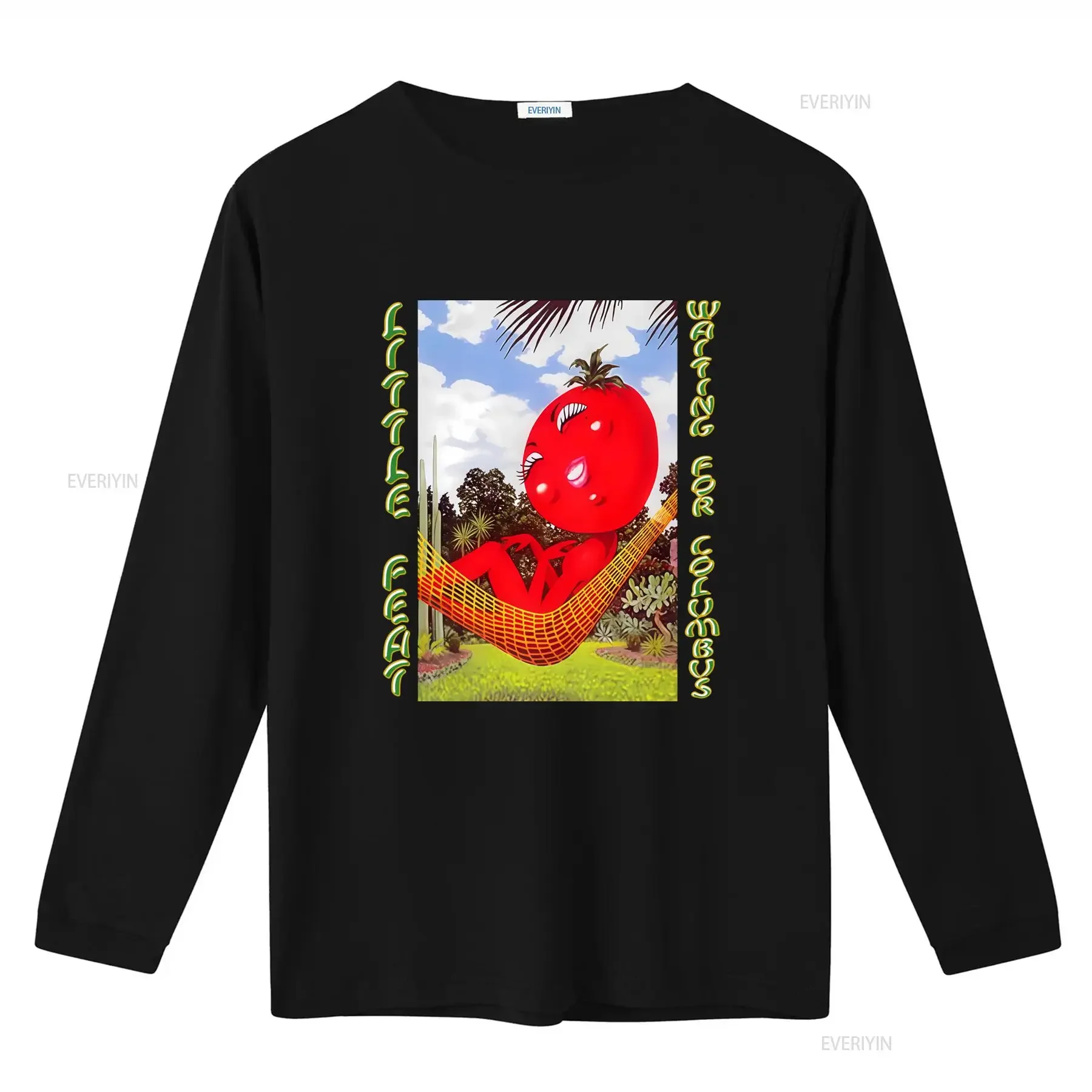 Little Feat Waiting For Columbus T Shirt Fun Tomato Design Sizes S 4XL Perfect Fans MR018 vintage Washed Breathable streetwear