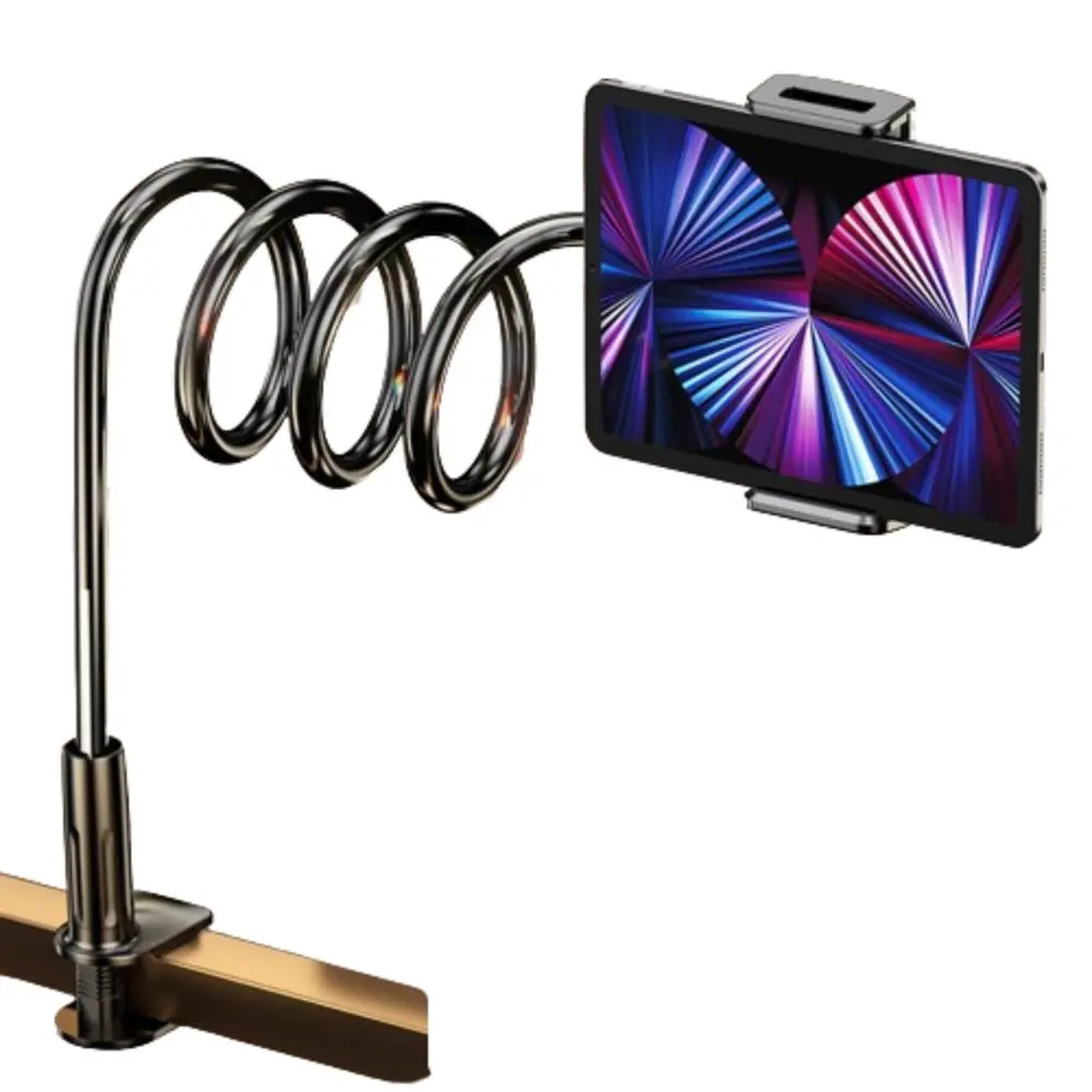 

Держатель для мобильного телефона с длинной рукой 70/80/90/120 см Гибкий спиральный держатель для телефона Многофункциональный креативный прикроватный зажим