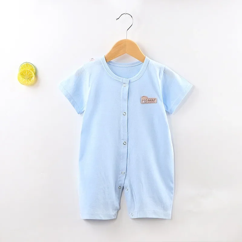 Baby Jumpsuit Short Sleeved Summer Baby Crawling Clothes Children\'s Clothing