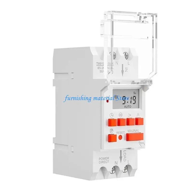 Y5GD Programmable Electronic Timer Switches Sixteen -30amp Digital Timer Control Switches untuk Home & Office Energy Saving