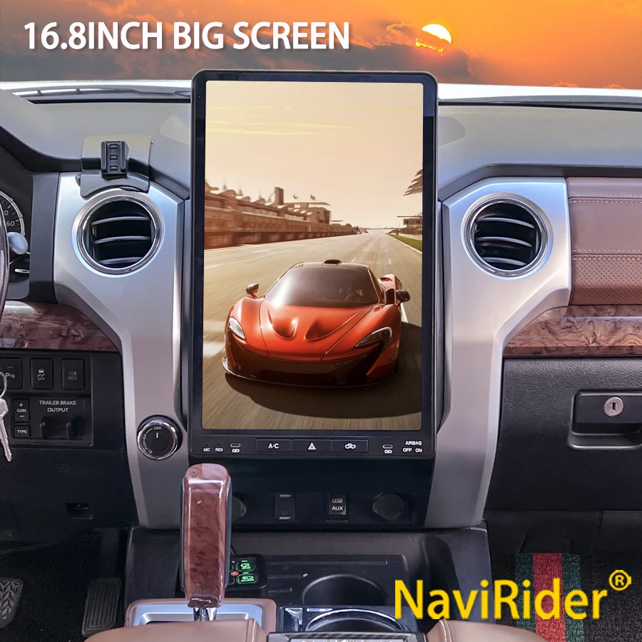 

Автомагнитола Android Auto с GPS-навигацией для Toyota Tundra 2014-2020, мультимедийный проигрыватель, стереоприемник, GPS, Carplay