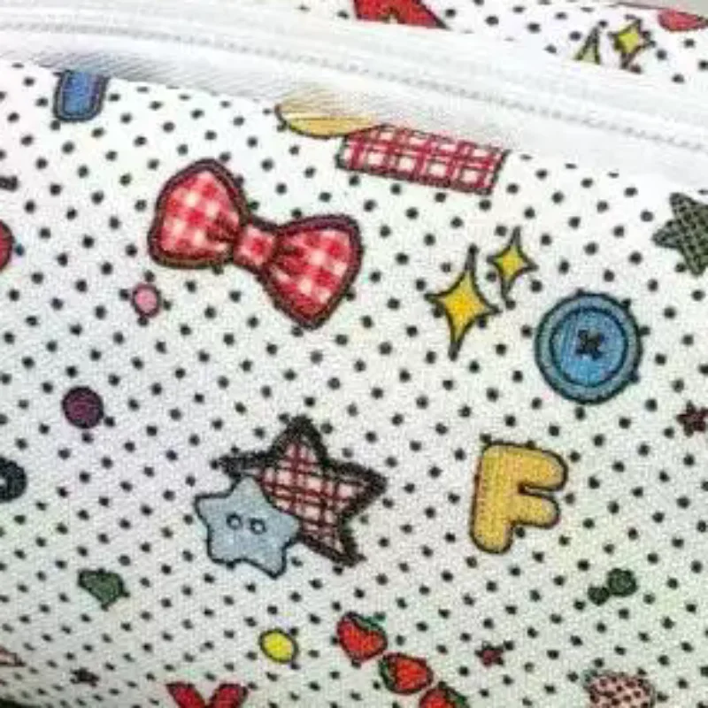 Graffiti Pencil Case Large Capacity Soft Pen Pouch Wear Resistant Stationery Bag for Kids Students School Office Use