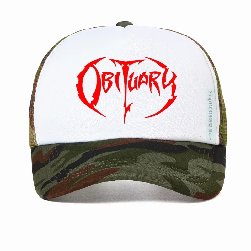 Heavy Metal Rock Music Men Women\'s Hat Obituary Baseball cap Hip Hop Death Metal Band Obituary hats Snapback caps Casquette