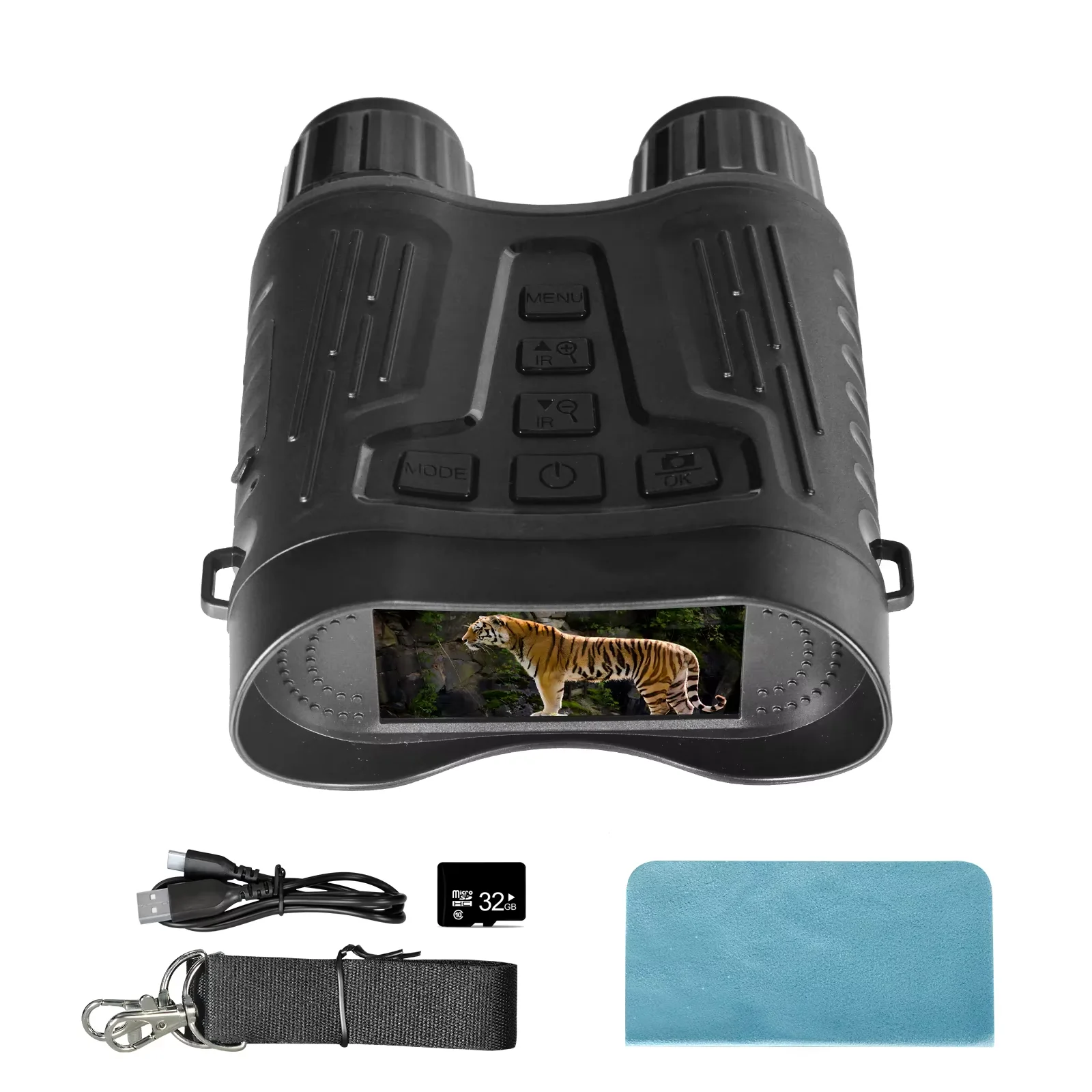 

4K Infrared Night Vision Goggles, Night Vision Binoculars for Adults Nightvision Scopes for Darkness Hunting Camping