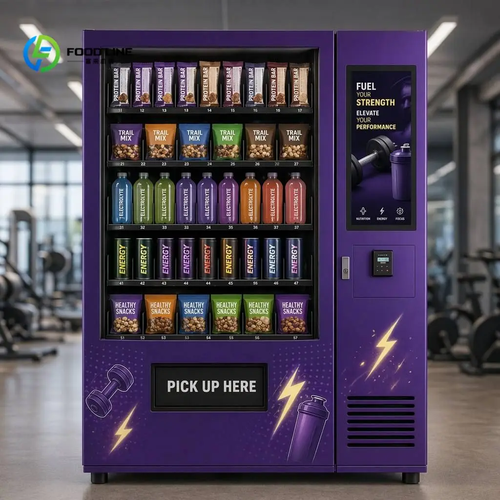 Custom Large Capacity Combo Locker Drink Snack Vending Machine OEM Supported Customizable