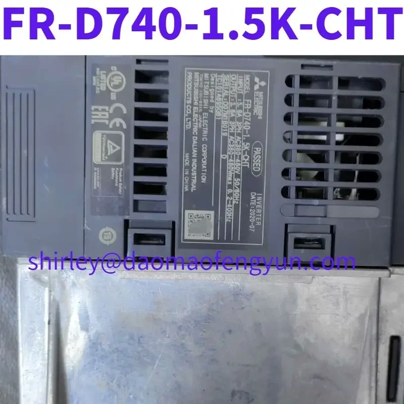 Used 1.5kw frequency converter FR-D740-1.5K-CHT original disassembly