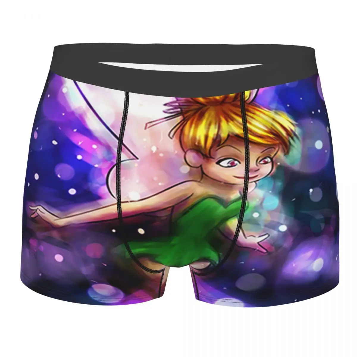 

Male Fashion Tinker Bell Cartoon Anime Underwear Boxer Briefs Men Soft Shorts Underpants