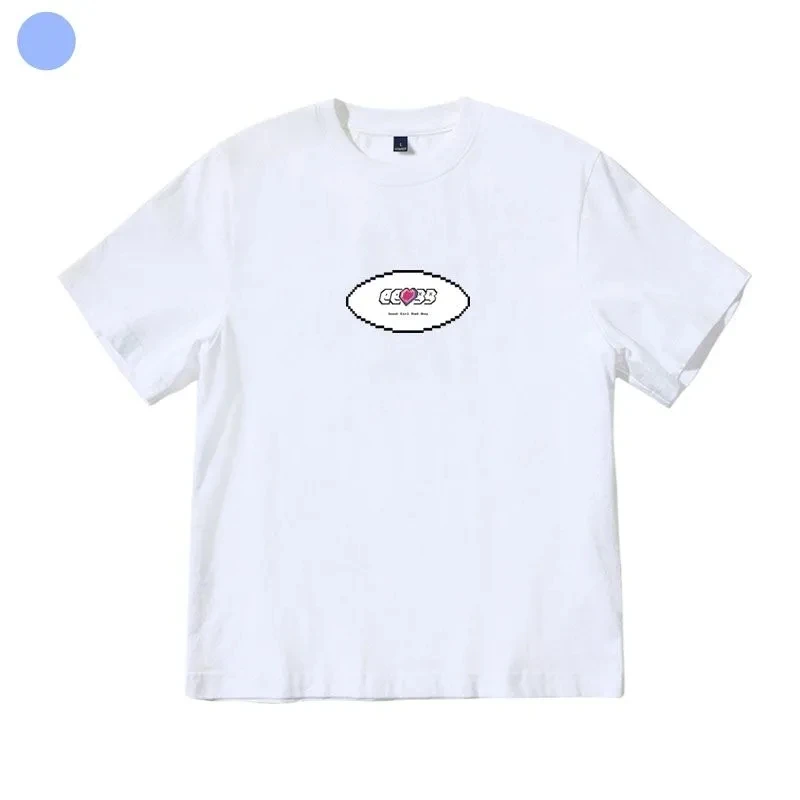 Kpop MAMAMOO ACT1SCENE1 Solar Moon Byul E Man/Women Harajuku T-shirt Round Neck Short Sleeve Casual Unisex Streetwear COTTON Top