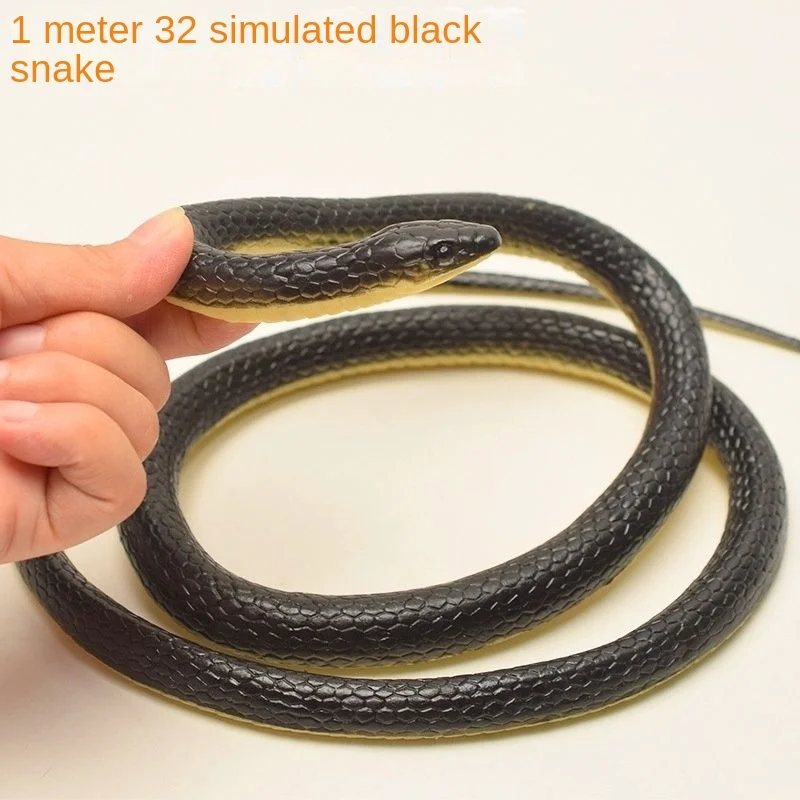 Simulation Snake Rubber Plastic Flexible Glue Scary Prank Funny Trick Fake Snake Simulation Model