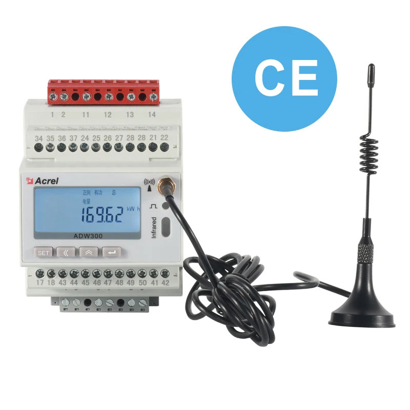 

3 Phase IOT Energy Meter Acrel ADW300-WIFI Support WIFI Communication