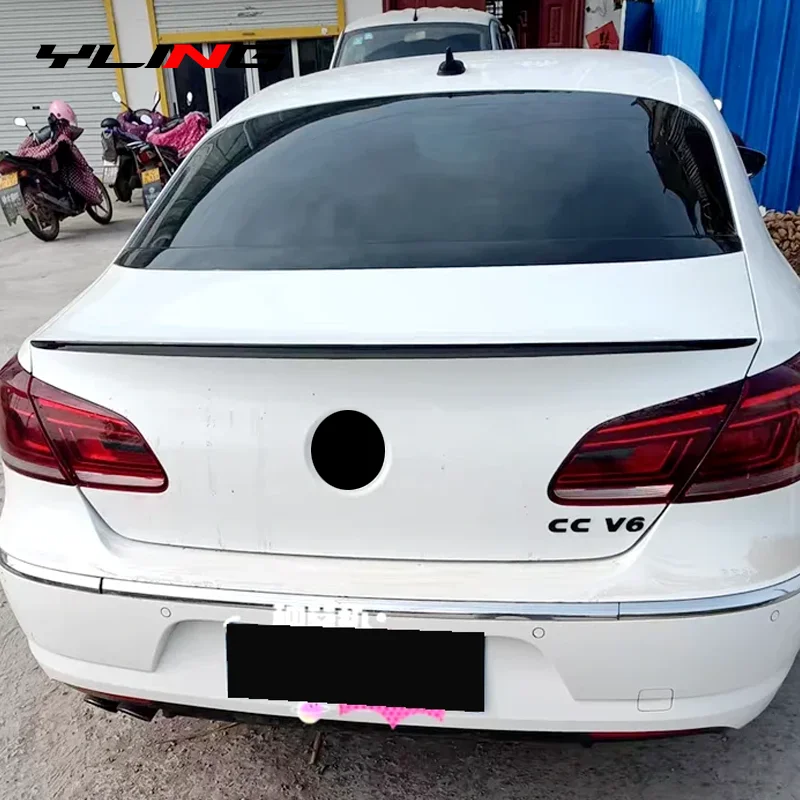 Car Universal Lip Ailerons Rear Trunk Spoiler For Volkswagen Accessories VW Passat CC 2009 2010 2011 2012 2013 2014 2015 2016 Ru