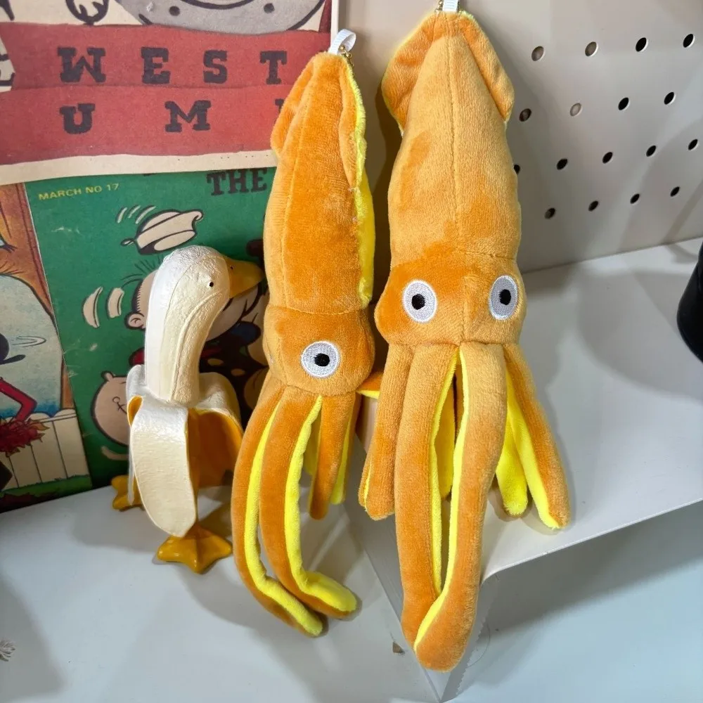 New Cute Octopus Plush Toy Ocean Series Cartoon Squid Dolls Bag Charming Birthday Gifts