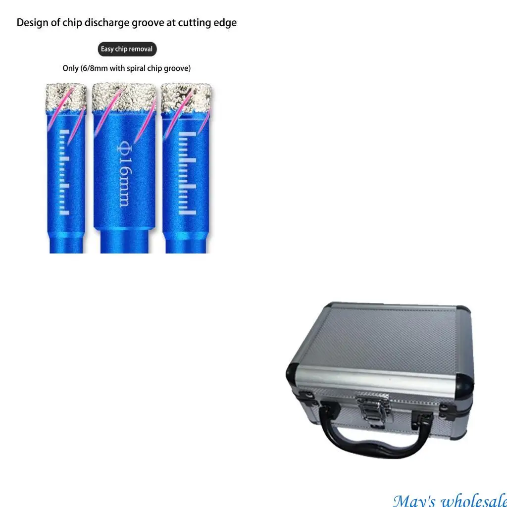 

9pcs 6/8/10/20/25/35/50 мм алмаз буровой плитка измельчающая плитка Гранит Мраморный бит пальца бит бит 448a