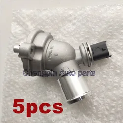 5X Original Engine Coolant Thermostat Assembly OEM# 25199831 96988257 25192923 For Chevrolet Spark M300 1.2L 2013-2015