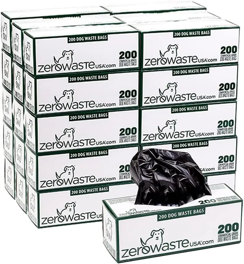 

Premium Dog Waste Station Refill Roll Bags - 40% Thicker & Stronger, Fits All Dispensers (30 Rolls of 200 Bags)