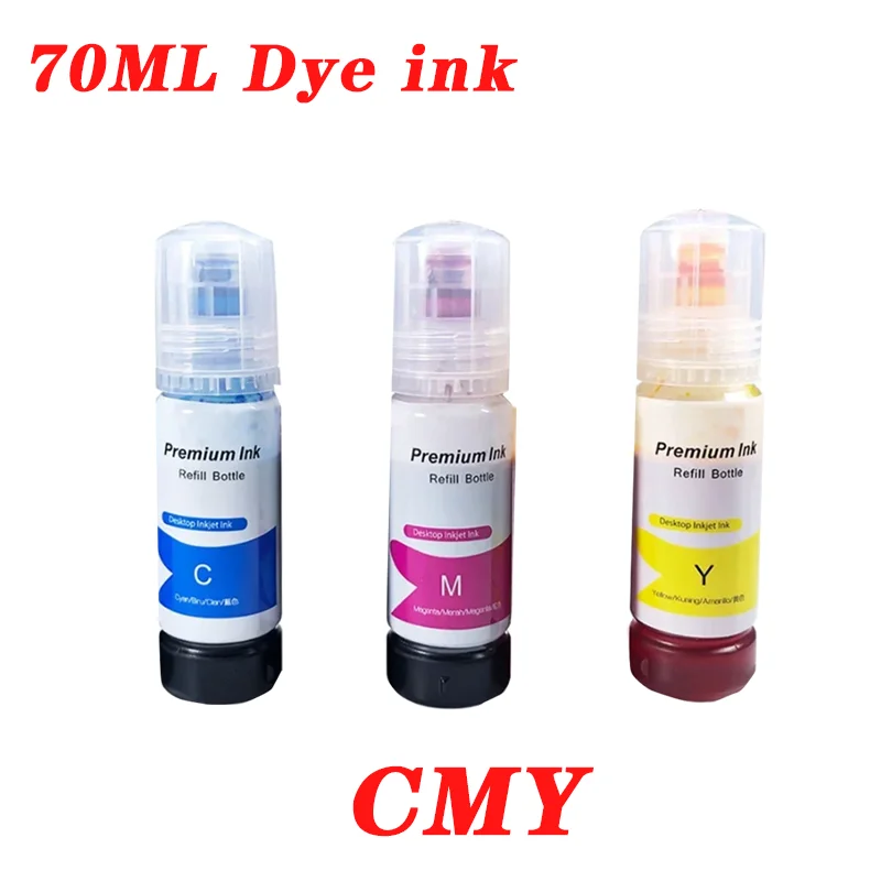 Premium Compatible 103 Refill Dye Ink For Epson EcoTank L1110 L3100 L3110 L3111 L3116 L3150 L3151 L3156 L3160 5190Printer