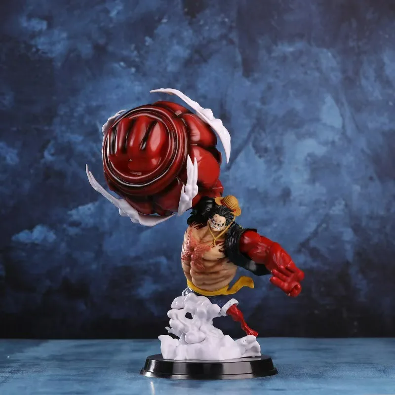 30CM One Piece Figurka anime phantom Luffy Gear 4 Figurki akcji zabawki model Dekoracja pulpitu Kolekcja statuetek Wisiorek Prezent dla dziecka