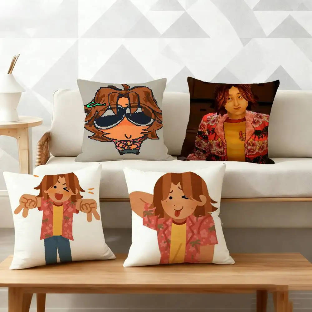 

Daisuke M-Mouthwashing Pillow Case Cushion Cover Throw Pillow Case For Car Sofa