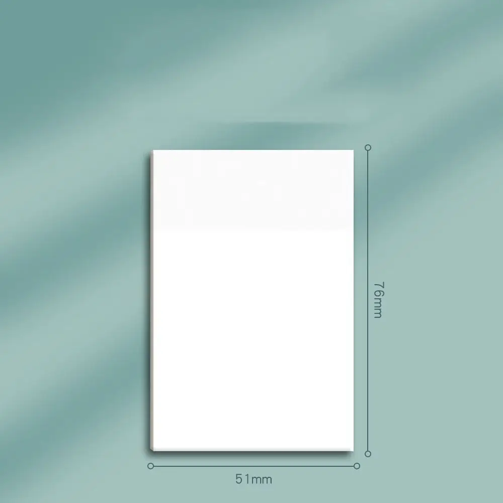 50 sheets per book Memo Pads Waterproof Pocketbook Scrapes Stickers Sticky Transparent Simple Note Paper Sticky Notes