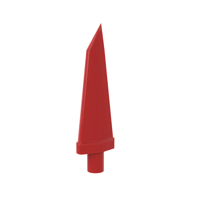 20 peças moc 64727 arma espada 3.5l diy blocos de construção flexíveis com extremidade da barra empilhamento tijolos brinquedos educativos para crianças