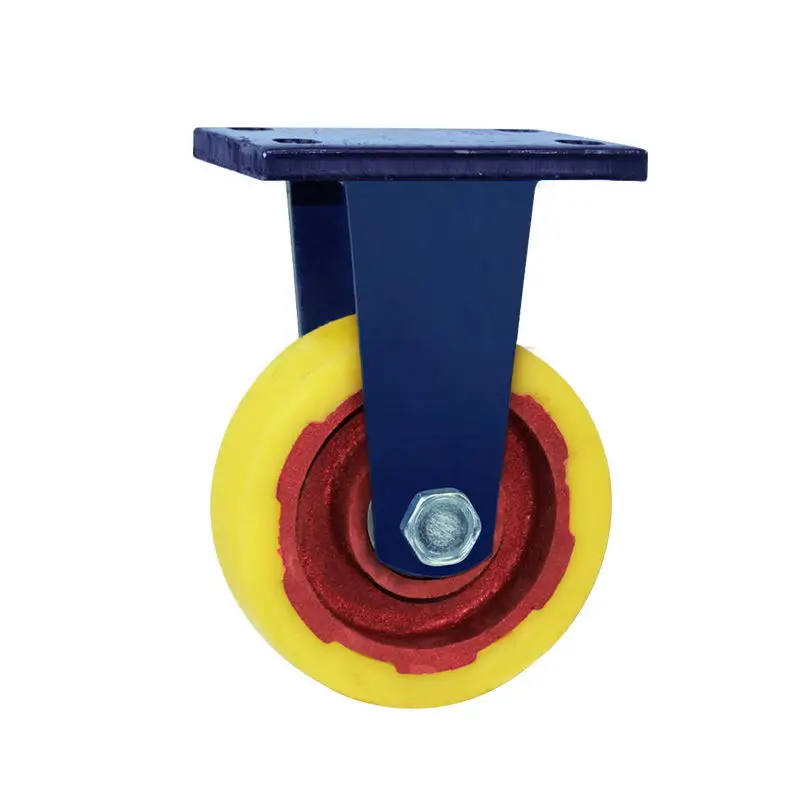 5inch Heavy-duty iron-core nylon wheels, heavy-duty load-bearing casters, mechanical trolley and shelf wheels