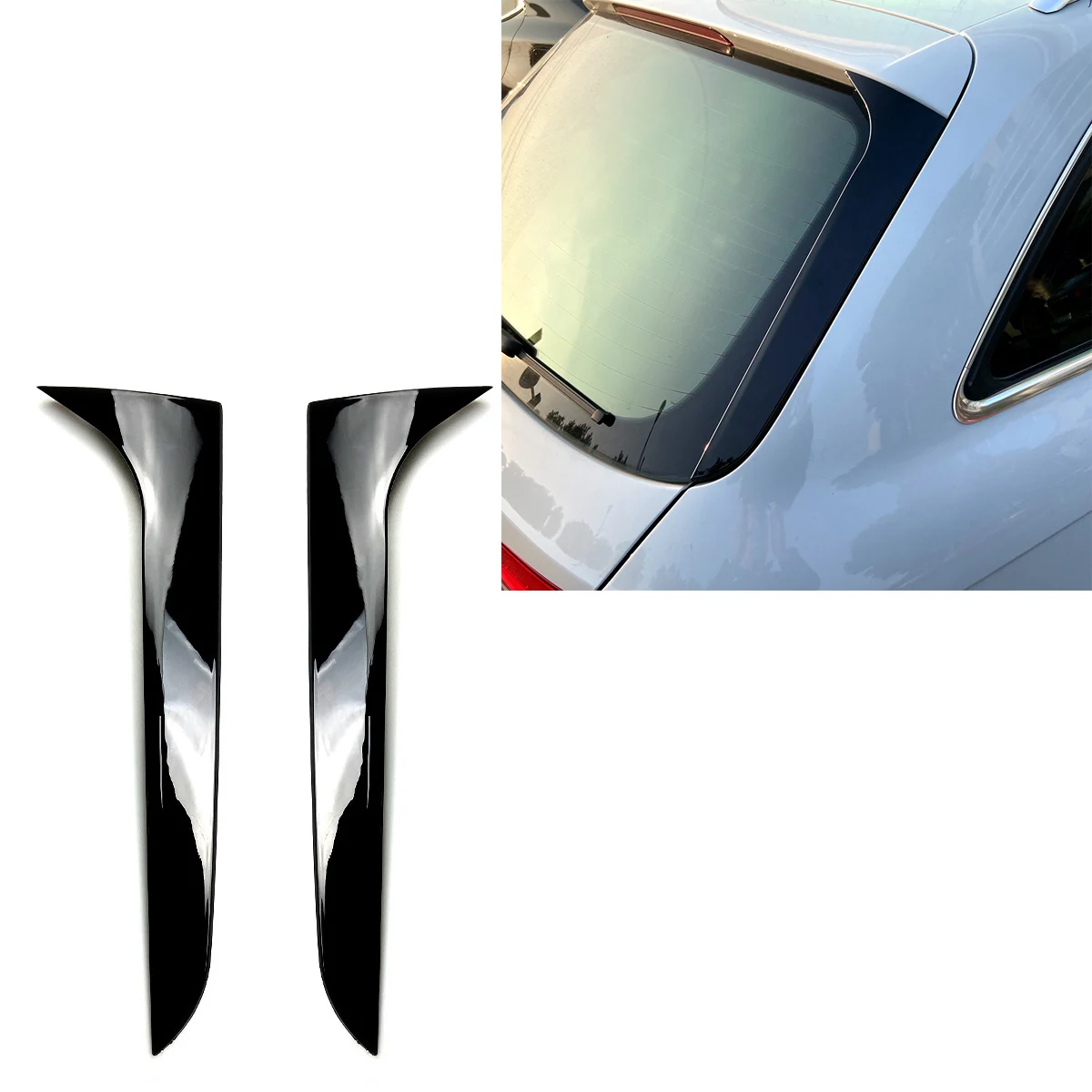 For Audi A4 B8 Travel Edition Allroad Avant Rear Window Spoiler Canards Splitter Sticker 09-16 Not For A4 Travel Car Accessories