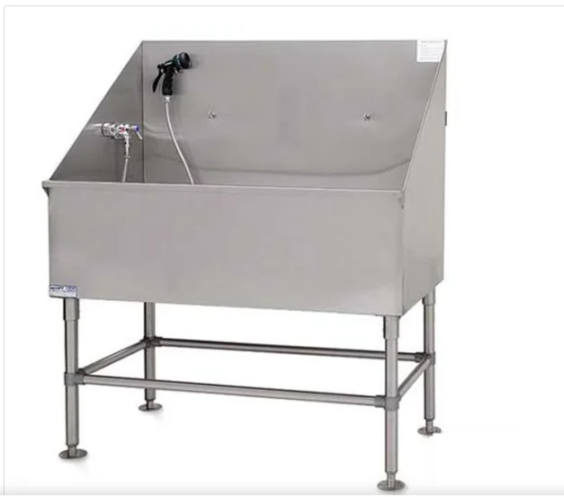 Durable Stainless Steel Dog Bath Luxury Pet Cleaning and Grooming Bath