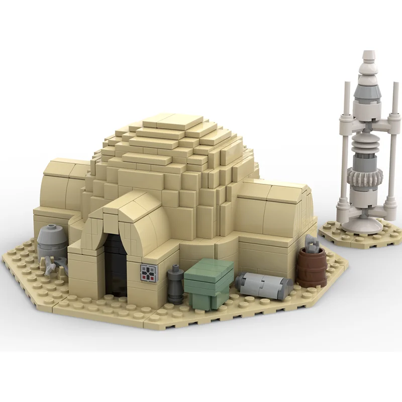 Estrela série de filmes modelo moc blocos de construção minifig escala modelo de construção modular tecnologia tijolos modelo montagem brinquedo do feriado